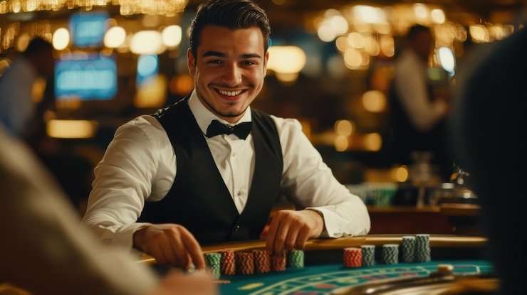 BandarQ card table on polototo123 mobile app showing four-card layout and betting interface